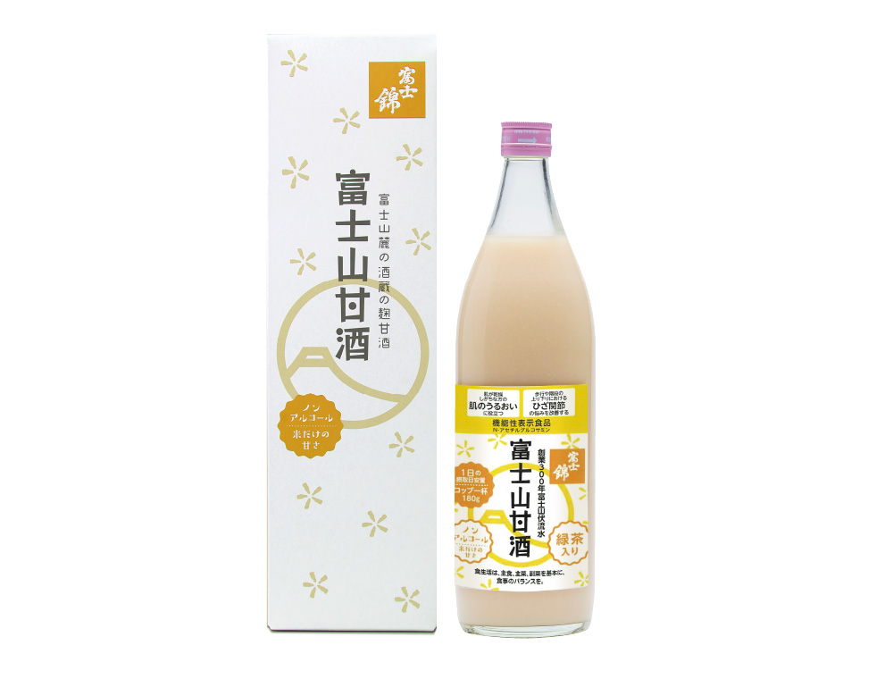 創業300年　富士山伏流水　富士山甘酒